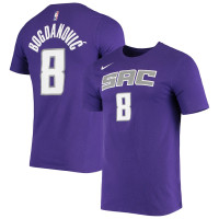 Bogdan Bogdanovic Sacramento Kings Nike Player Performance basketball T-shirt - Purple