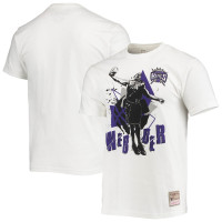 Chris Webber Sacramento Kings Mitchell & Ness Suite Sensations Player basketball T-shirt - White Chris Webber Sacramento Kings Mitchell & Ness Suite Sensations Player basketball T-shirt - White