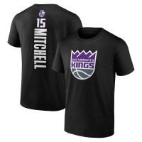 Davion Mitchell Sacramento Kings Fanatics Branded Playmaker Player basketball T-shirt - Black Davion Mitchell Sacramento Kings Fanatics Branded Playmaker Player basketball T-shirt - Black