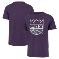 De'Aaron Fox Sacramento Kings '47 Player Logo basketball T-shirt - Purple