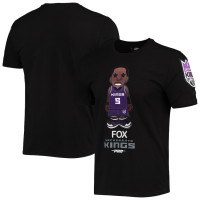 De'Aaron Fox Sacramento Kings Pro Standard Caricature basketball T-shirt - Black De'Aaron Fox Sacramento Kings Pro Standard Caricature basketball T-shirt - Black