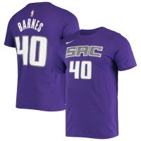 Harrison Barnes Sacramento Kings Nike Player Performance basketball T-shirt - Purple