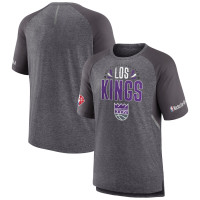 Sacramento Kings Fanatics Branded 2022 Noches Ene-Be-A Core Shooting Raglan basketball T-shirt - Heathered Gray Sacramento Kings Fanatics Branded 2022 Noches Ene-Be-A Core Shooting Raglan basketball T-shirt - Heathered Gray