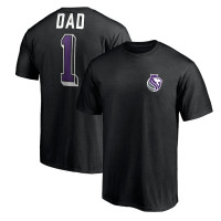 Sacramento Kings Fanatics Branded Number One Dad basketball T-shirt - Black Sacramento Kings Fanatics Branded Number One Dad basketball T-shirt - Black