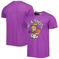 Sacramento Kings Homage Team Mascot Tri-Blend basketball T-shirt - Purple