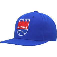 Sacramento Kings Mitchell & Ness Hardwood Classics MVP Team Ground 2.0 Fitted Hat - Blue