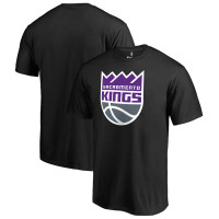 Sacramento Kings Primary Logo basketball T-shirt - Black Sacramento Kings Primary Logo basketball T-shirt - Black