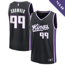 Youth Jae Crowder # 99 Sacramento Kings Fast Break Replica Black Icon Edition Jersey