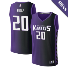 Men's Markelle Fultz # 20 Sacramento Kings Fast Break Statement Edition Purple Jersey