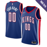 Men's Malik Monk # 0 Sacramento Kings City Edition Swingman Navy Jersey