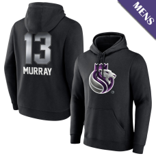 Men's Keegan Murray # 13 Sacramento Kings Midnight Mascot Player Black Pullover Hoodie