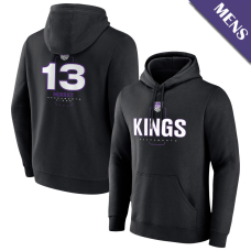 Men's Keegan Murray # 13 Sacramento Kings Player Midfielder Black Pullover Hoodie