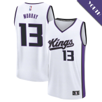 Youth Keegan Murray # 13 Sacramento Kings Fast Break Replica White Association Edition Jersey