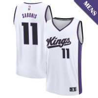 Men's Domantas Sabonis # 11 Sacramento Kings Fast Break Association Edition White Jersey