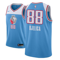 Men NBA Nemanja Bjelica Sacramento Kings #88 City Edition Blue Jersey