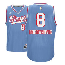 Mens Bogdan Bogdanovic Sacramento Kings #8 Hardwood Classics Blue Swingman Jersey Mens Bogdan Bogdanovic Sacramento Kings #8 Hardwood Classics Blue Swingman Jersey