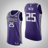 Kings Chimezie Metu Mens Authentic Icon Edition Jersey Purple