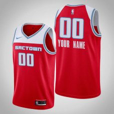 2019-20 Kings Custom #00 Red City Jersey 2019-20 Kings Custom #00 Red City Jersey
