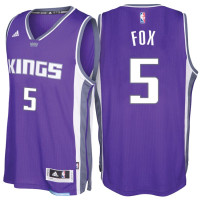 De'Aaron Fox Sacramento Kings #5 Road Purple New Swingman Jersey