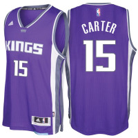Vince Carter Sacramento Kings #15 Alternate Black New Swingman Jersey