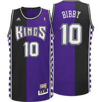 Mike Bibby Sacramento Kings #10 Hardwood Classic Fashion Swingman Road Purple Jersey