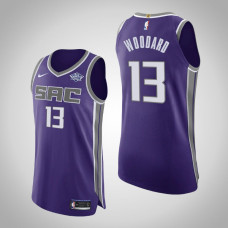 Kings Robert Woodard II Mens Authentic Icon Edition Jersey Purple